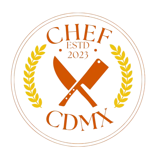 Logo Chef CDMX with two crossed knives