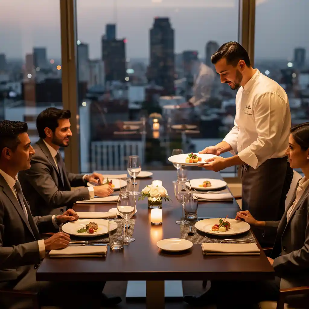 Professional, refined dining experiences designed for business settings.