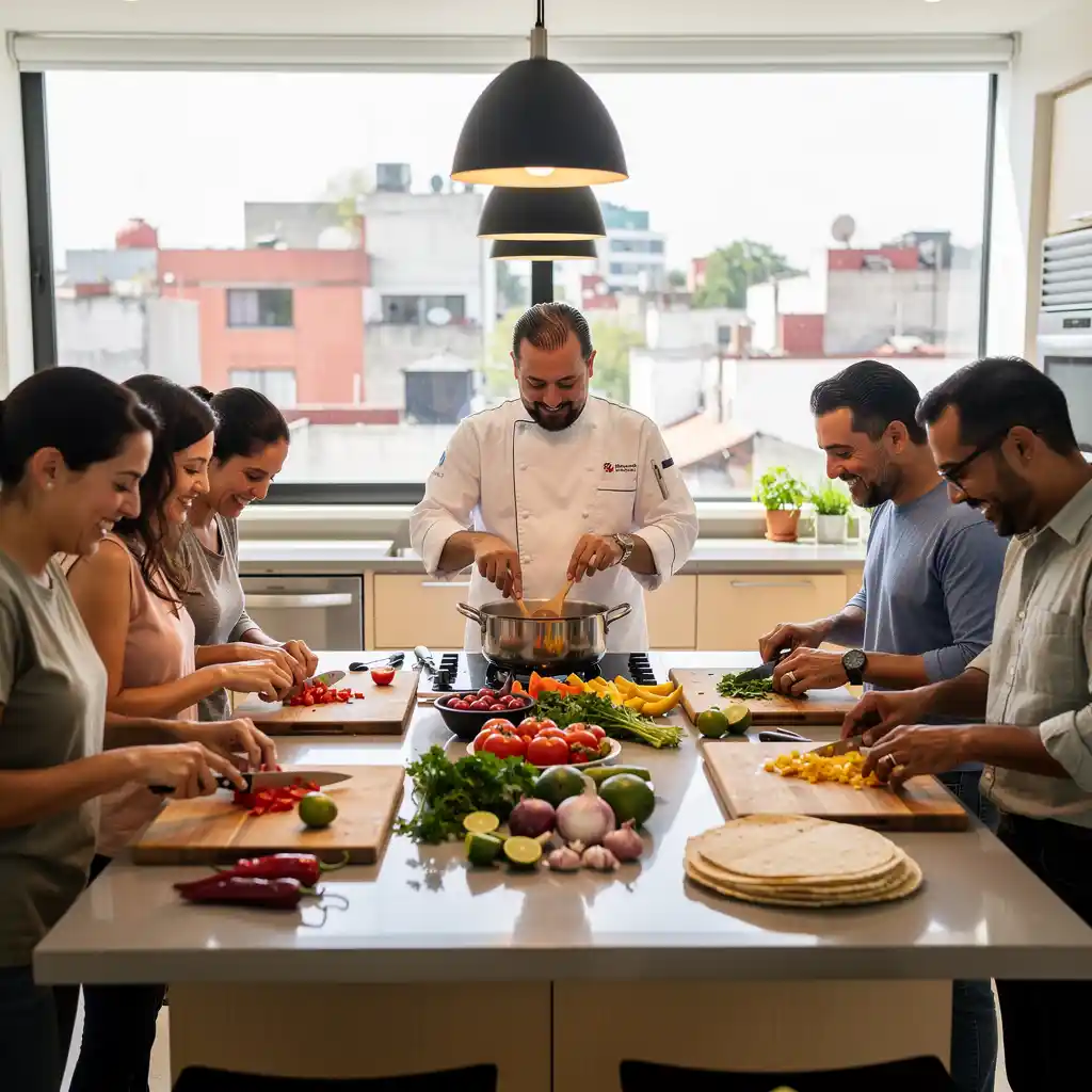 Learn directly from skilled chefs in an interactive, guided setting.